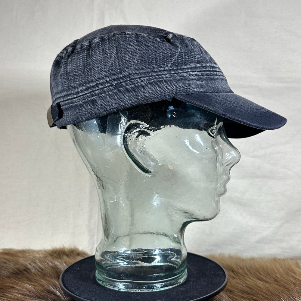 Conductor Black Denim Cap - Picture 2 of 5